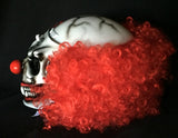 Killer Clown Custom Motorcycle Helmet Crazy Clown Scary Halloween IT