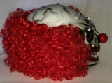 Killer Clown Custom Motorcycle Helmet Crazy Clown Scary Halloween IT
