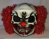 Killer Clown Custom Motorcycle Helmet Crazy Clown Scary Halloween IT