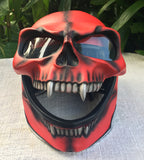Flip Up Helmet Bloody Ghost Rider Visor Full face