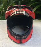 Flip Up Helmet Bloody Ghost Rider Visor Full face