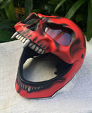 Flip Up Helmet Bloody Ghost Rider Visor Full face