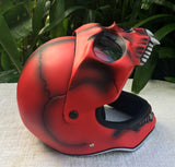 Flip Up Helmet Bloody Ghost Rider Visor Full face