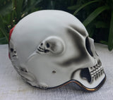 Ghost Rider Helmet 3D Skull Helmet Ghost White