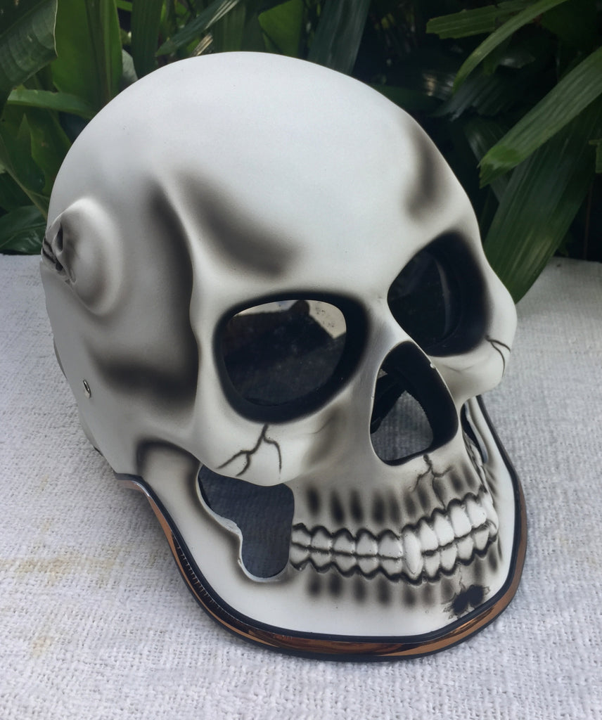 Ghost Rider Helmet 3D Skull Helmet Ghost White Ghost Rider Helmet 3D Skull Helmet Ghost White