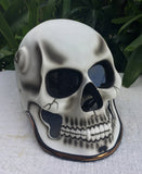 Ghost Rider Helmet 3D Skull Helmet Ghost White
