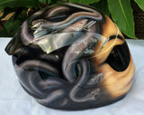 Medusa Airbrush Helmet Furious Greek Monster Snake Hair