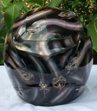 Medusa Airbrush Helmet Furious Greek Monster Snake Hair