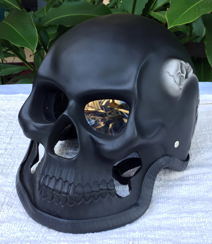 black ghost motorcycle helmet mask Black Death Ghost Rider Grim Reaper Motorcycle Helmet