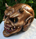Hellboy Horn Satan Custom Demon Monster DOT Helmet Devil 3D