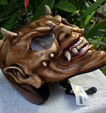 Hellboy Horn Satan Custom Demon Monster DOT Helmet Devil 3D