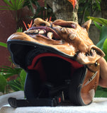Hellboy Horn Satan Custom Demon Monster DOT Helmet Devil 3D