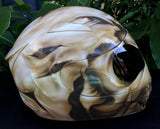 Cracked Skull Broken Skull Motorcycle Helmet