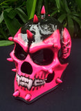 Pink Girl Helmet Punk Helmet Skull Mohawk Girls 3D Helmet Death Grim Reaper