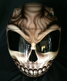Devil's Goat from Hell Helmet Airbrush Motorcycle Helmet Custom Made Evil Satan
