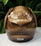 Devil's Goat from Hell Helmet Airbrush Motorcycle Helmet Custom Made Evil Satan