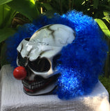 Killer Clown Nightmare Halloween Blue Clown Helmet