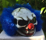 Killer Clown Nightmare Halloween Blue Clown Helmet