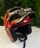 Ghost Rider Helmet On Fire
