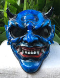 Beast X-Men Blue Monster Horn Satan Custom Demon DOT Helmet Devil 3D