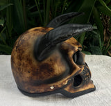 Evil Goat Helmet 3D Horns Sleepy Hollow Helmet