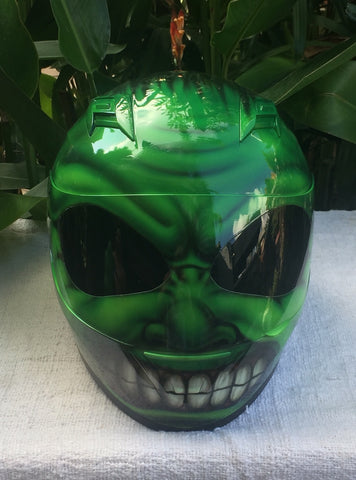 Custom Helmet Hulk Size XL