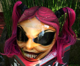 Draculaura Monster High Motorcycle Custom Helmet Cute Ponytails