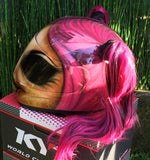Draculaura Monster High Motorcycle Custom Helmet Cute Ponytails