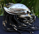 Predator 3D Helmet Sliver Alien Helmet Dreads  Airbrush