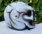 Motorcycle Helmet DOT Skull Bloody Death Eater Vampire