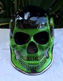 Ghost Rider Helmet Skull Helmet 3D Helmet Green Black Grim Reaper