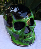Ghost Rider Helmet Skull Helmet 3D Helmet Green Black Grim Reaper