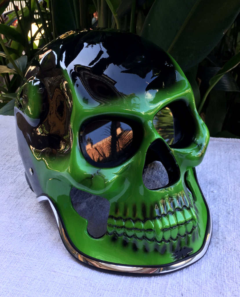 Ghost Rider Helmet Skull Helmet 3D Helmet Green Black Grim Reaper Ghost Rider Helmet Skull Helmet 3D Helmet Green Black Grim Reaper