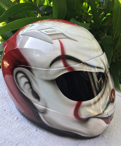 Pennywise Crazy Killer IT Clown Mask Full Face Helmet