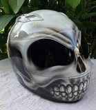 White Walker White Skull Airbrush Helmet