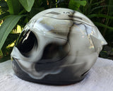 White Walker White Skull Airbrush Helmet