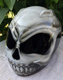 White Walker White Skull Airbrush Helmet