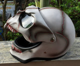 Vampire Skull Helmet Blood Mouth Airbrush Visor Full Face Helmet Ghost