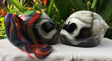 White Walker White Skull Airbrush Helmet