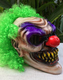 Demon Monster Killer Clown Custom Motorcycle Helmet Crazy 3D Clown Scary