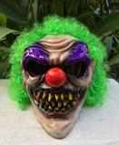 Demon Monster Killer Clown Custom Motorcycle Helmet Crazy 3D Clown Scary