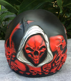 Ghost Rider Death Skull Helmet Blood Red Grim Reaper