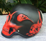 Ghost Rider Death Skull Helmet Blood Red Grim Reaper