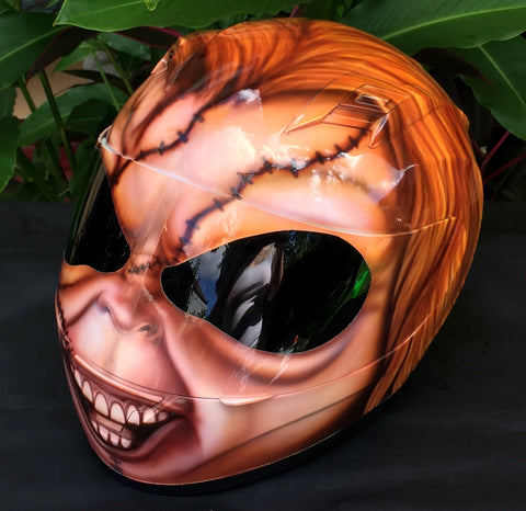 Chucky Horror Doll Child's Play – Custom Airbrush Helmet