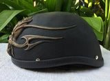 Open Skull Helmet Chopper Trike Helmet Retro Goggles Old School
