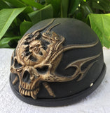 Open Skull Helmet Chopper Trike Helmet Retro Goggles Old School