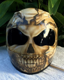 Cracked Skull Broken Skull Motorcycle Helmet