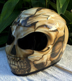 Cracked Skull Broken Skull Motorcycle Helmet