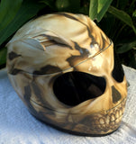 Cracked Skull Broken Skull Motorcycle Helmet