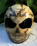 Cracked Skull Broken Skull Motorcycle Helmet